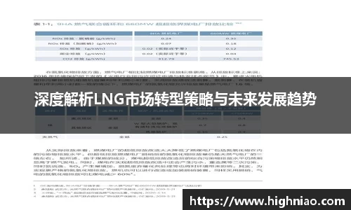 深度解析LNG市场转型策略与未来发展趋势