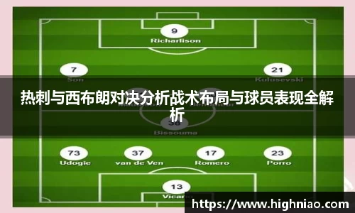 热刺与西布朗对决分析战术布局与球员表现全解析
